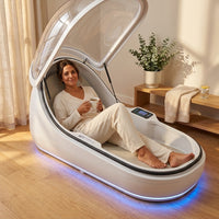 Hyperbaric Oxygen Chamber Engineered for Recovery, Advanced Pressure Control, Blue LED Therapy, Home Wellness — Lifestyle