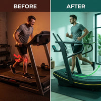 StrideForm ApexCurve Manual Treadmill — Before & After