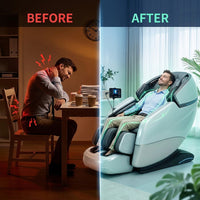 AetherRelax Quantum Massage Chair — Before & After