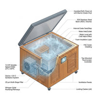 TimberChill Glacier Pro Cedar Cold Plunge — How It Works