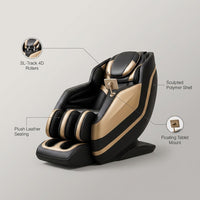 LuminaNova Halo-X Massage Chair — infographic