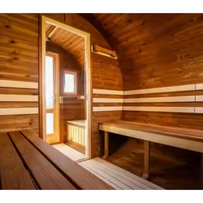 HavenHoop Rustic Barrel Sauna